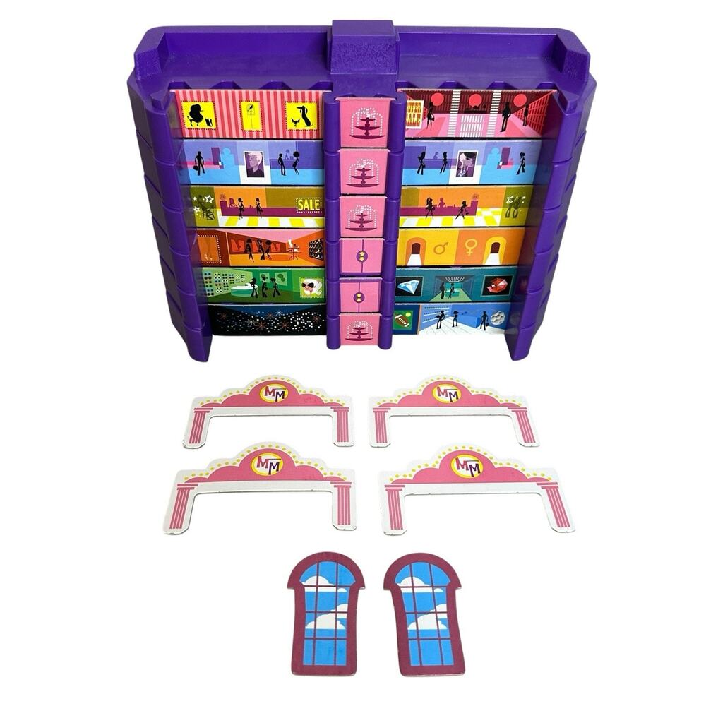 Mall Madness Hasbro Milton Bradley Purple Walls Replacement Pieces 2004 Vintage
